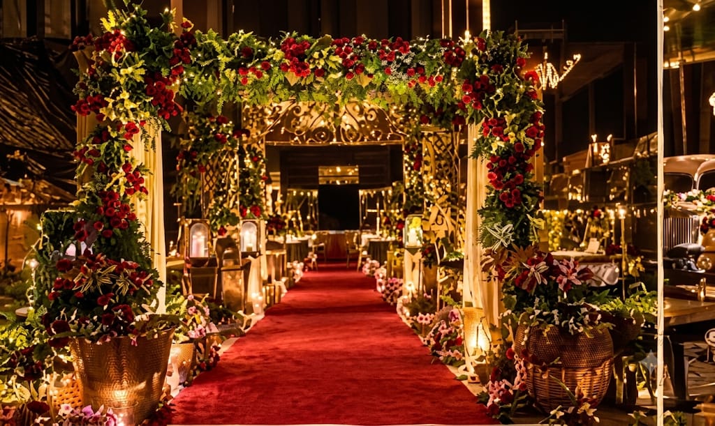 Luxury wedding catering